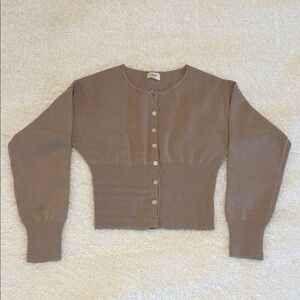 Aritzia Wilfred Golightly Cardigan - Oatmeal, Size M